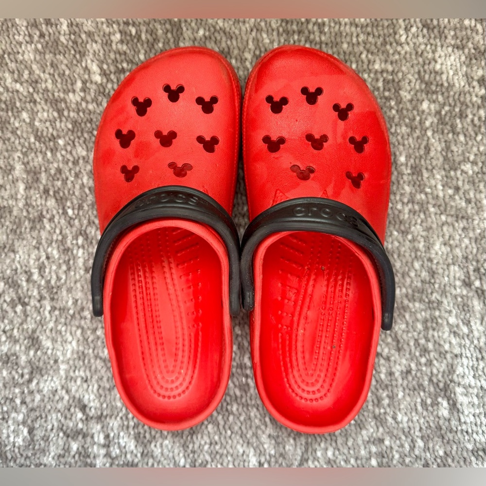 CROCS Red Mickey Design